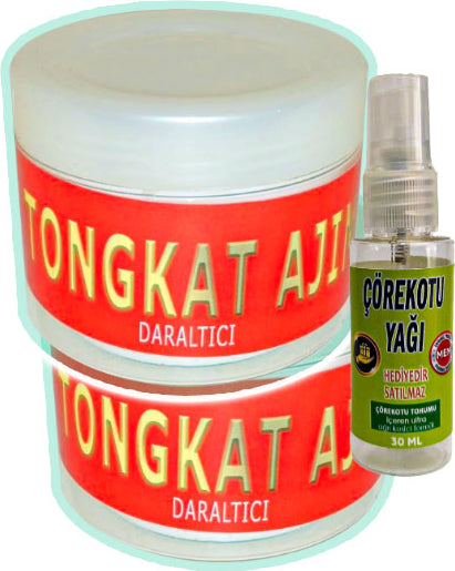 Tongkat Ajimat Madura 2 Adet 100 ml Vajinapress Masaj Kremi + 30 ml Çörek Otu Yağı