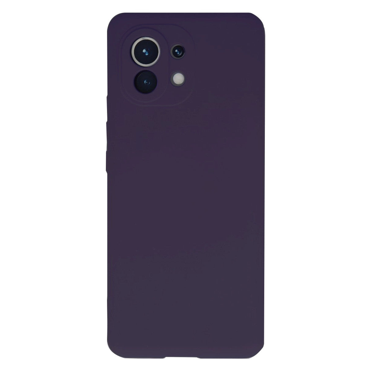 Mi 11 Kılıf Nano içi Kadife Silikon - Mor