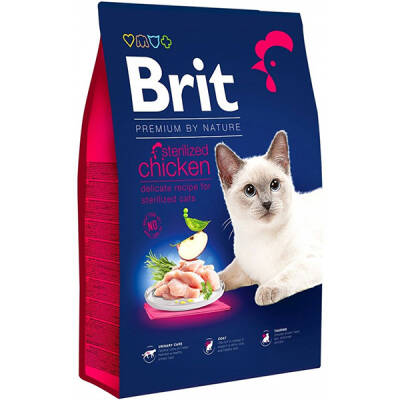 Premium By Nature Tavuklu ve Pirinçli Kısırlaştırılmış Kedi Maması 8 Kg