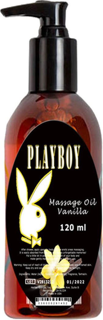 Playboy Aromaterapi Vanilyalı Masaj Yağı 120 ml / 120ML Playboy Vanilla Massage Oil