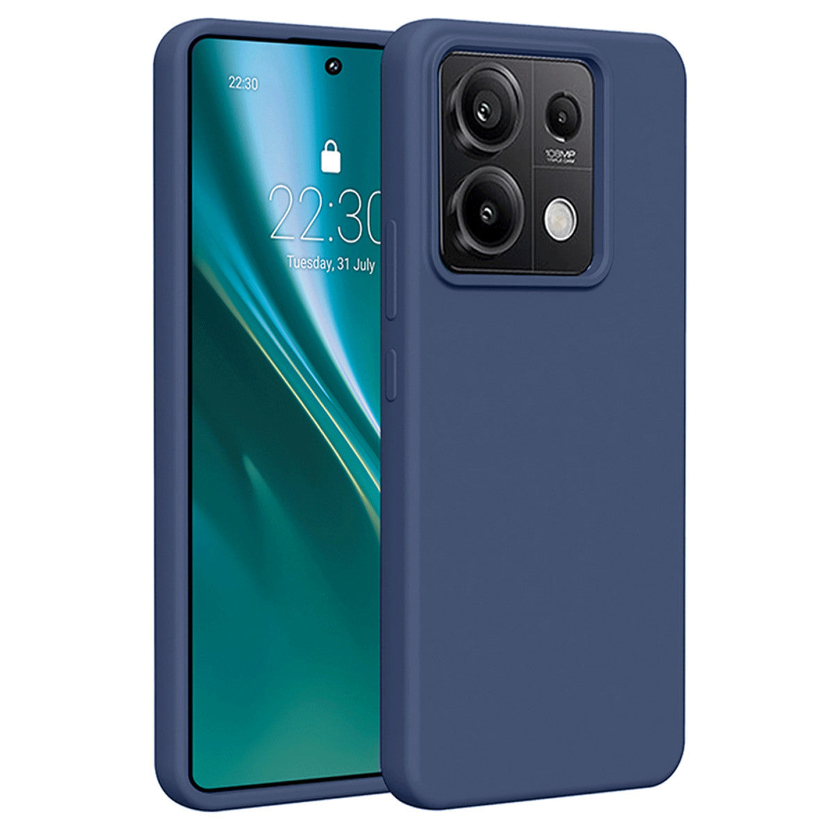 Redmi Note 13 Pro 5G Kılıf First Silikon - Lacivert