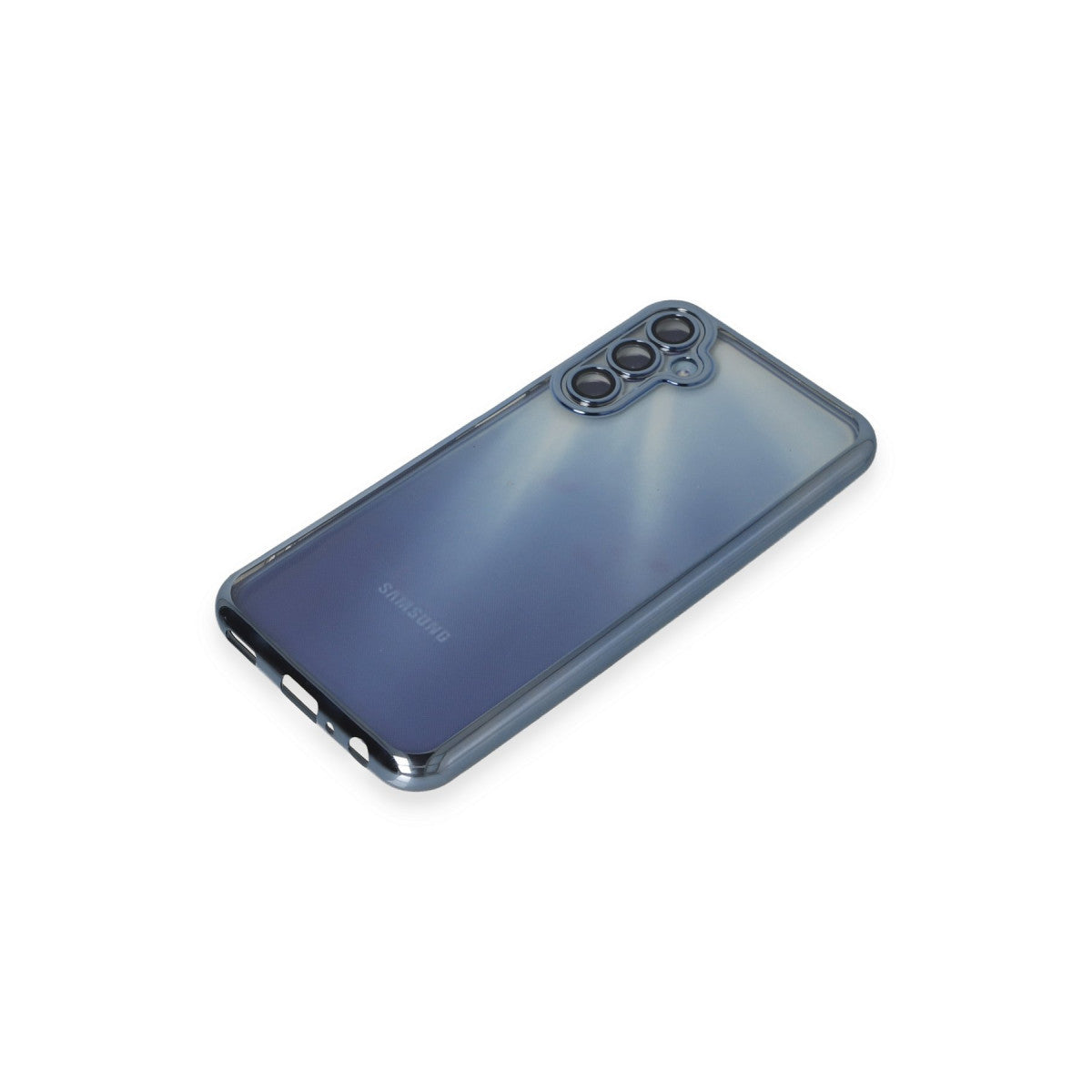 Galaxy A15 4G Kılıf Razer Lensli Silikon - Açık Mavi