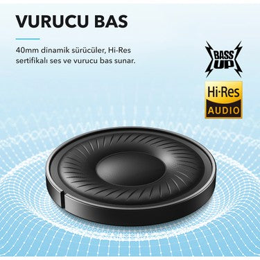 Anker Soundcore Q21i NC Bluetooth Kablosuz Kulaklık - Aktif Gürültü Önleyici ANC - 40 Saate Varan
