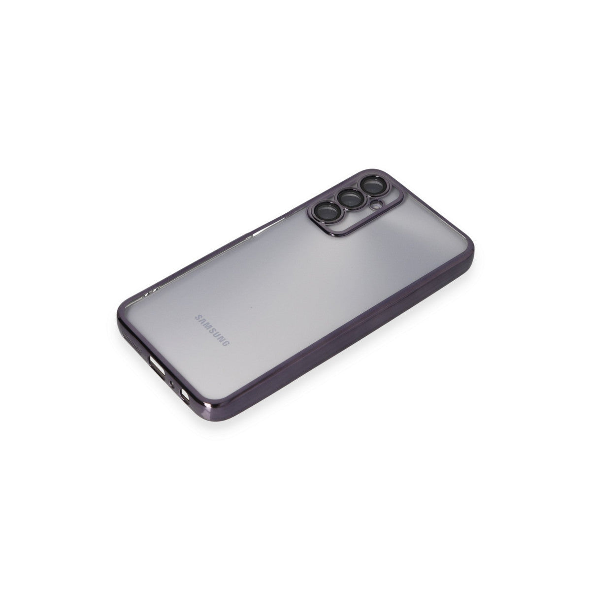 Galaxy A05S Kılıf Razer Lensli Silikon - Mor