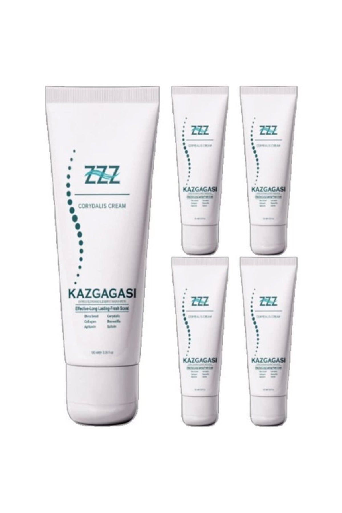 Zzz Kaz Gagası 5 Adet Özel Karışımlı 100 ml Masaj Kremi