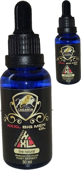 Caraboa Enlargementoil For Men 60 ml 2 Adet Erkekler Için Büyütücükalınlaştırıcı Yağ 30 ml