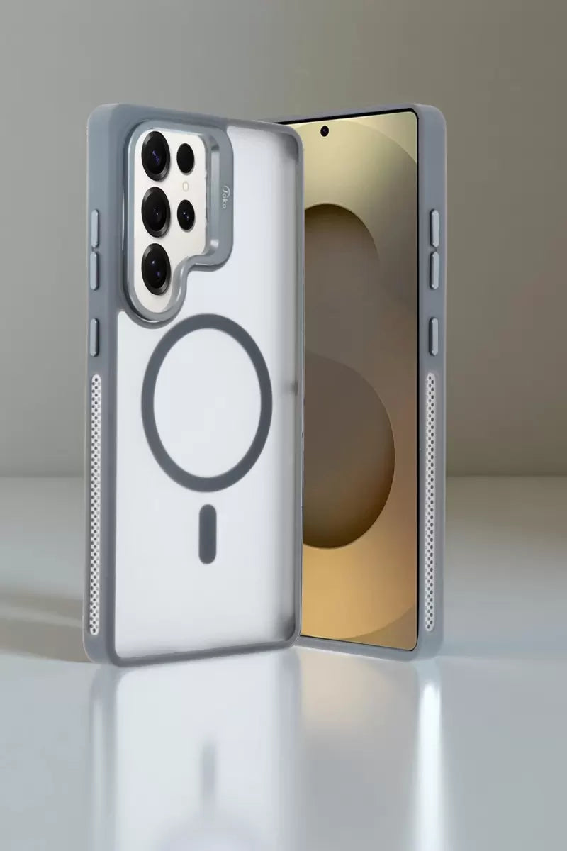 Galaxy S25 Ultra Flet Lens Magsafe Kapak - Koyu Yeşil
