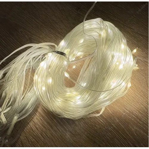 2*2 Perde Led 192 Led Sarı Işık