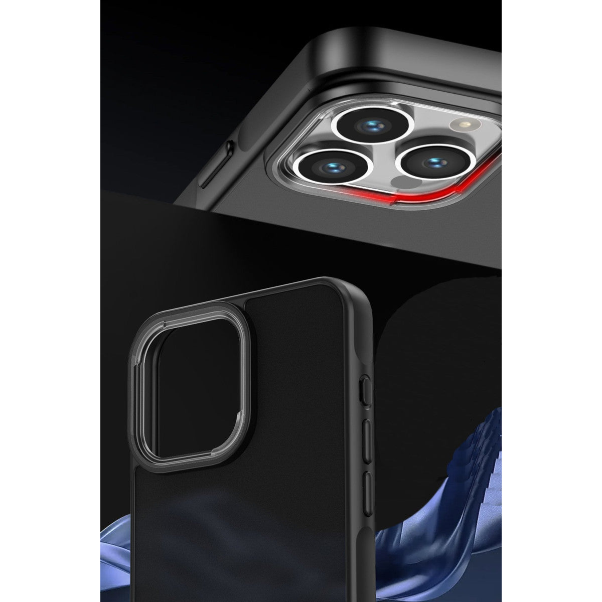 iPhone 14 Pro Kılıf Elegant Kapak - Pudra