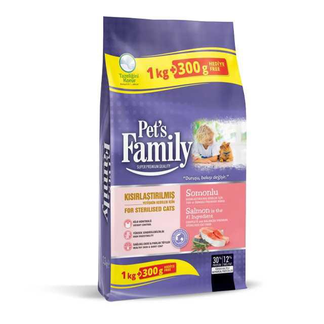 KısırYet. Kedi Mama Somon 1000+300gr 1 Adet