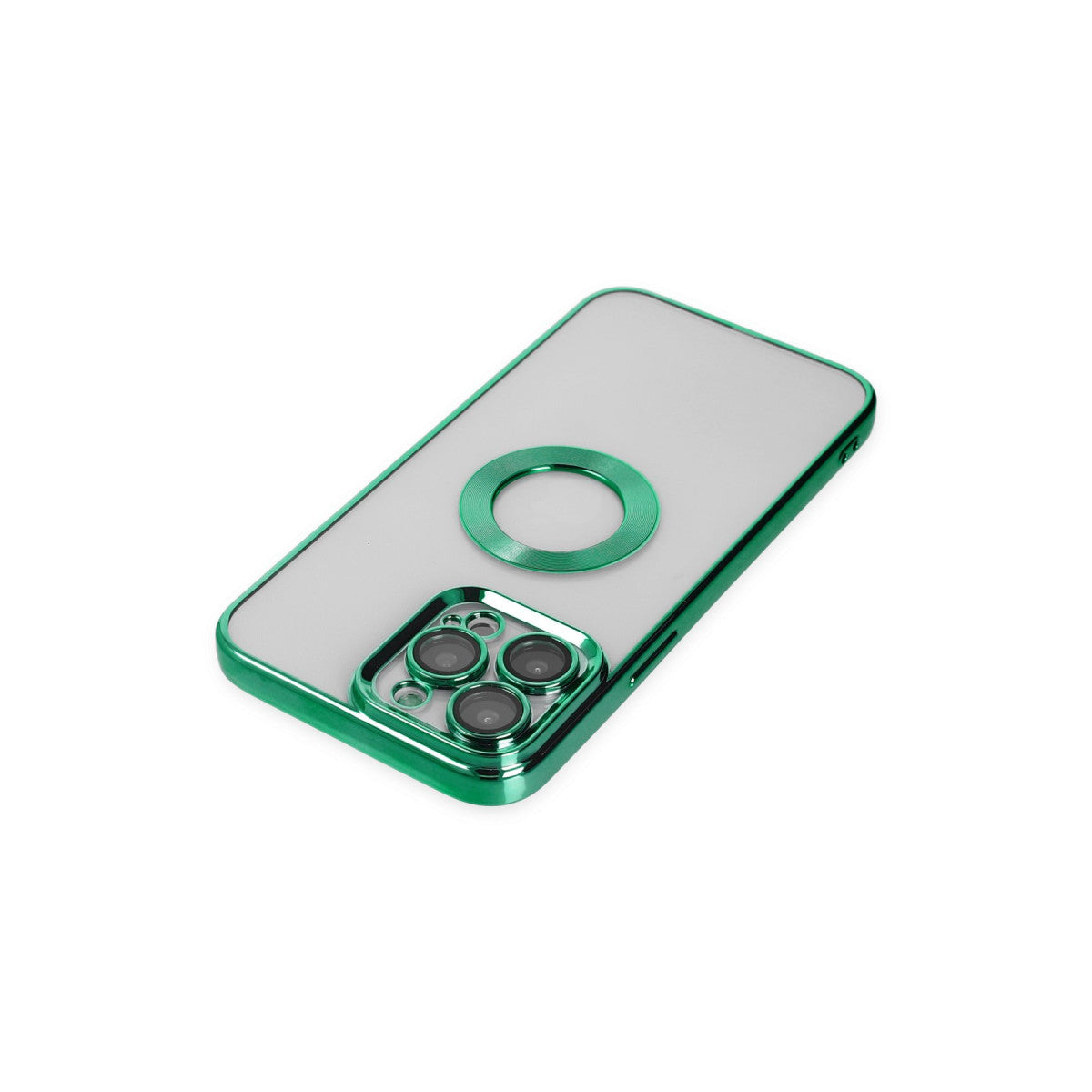 iPhone 14 Pro Kılıf Slot Silikon - Köknar Yeşili