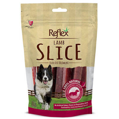 Lamb Slice Kuzu Etli Dilim Köpek Ödülü 80 Gr