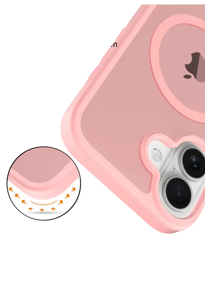 iPhone 17 Jota Magsafe Kapak - Pudra