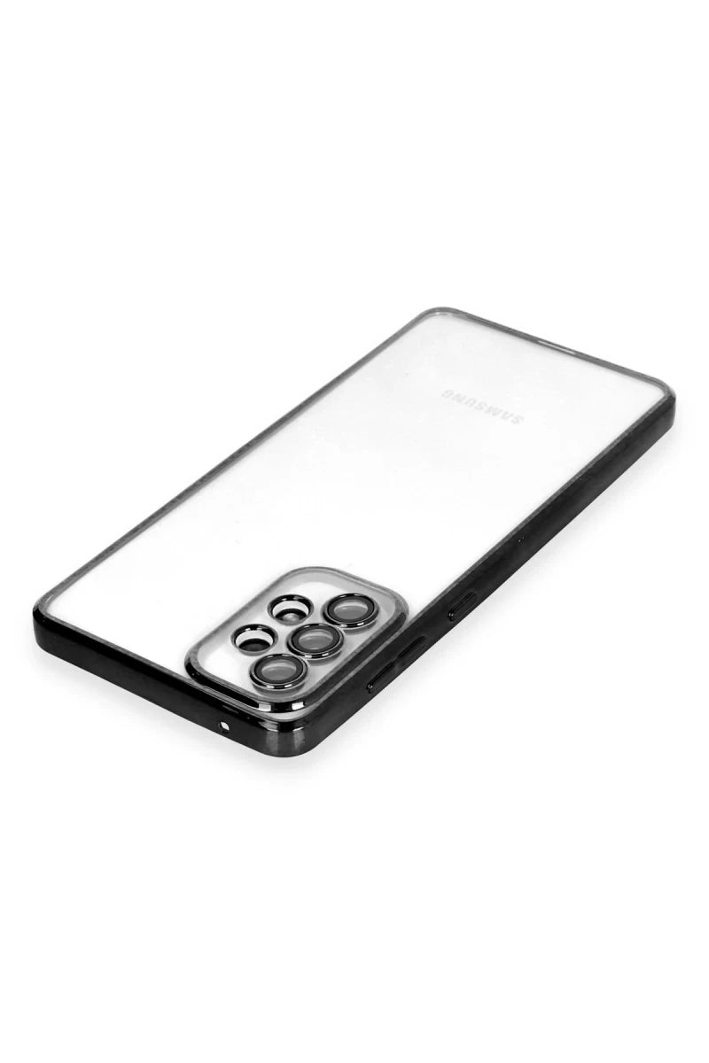 Galaxy A53 5G Kılıf Razer Lensli Silikon - Siyah