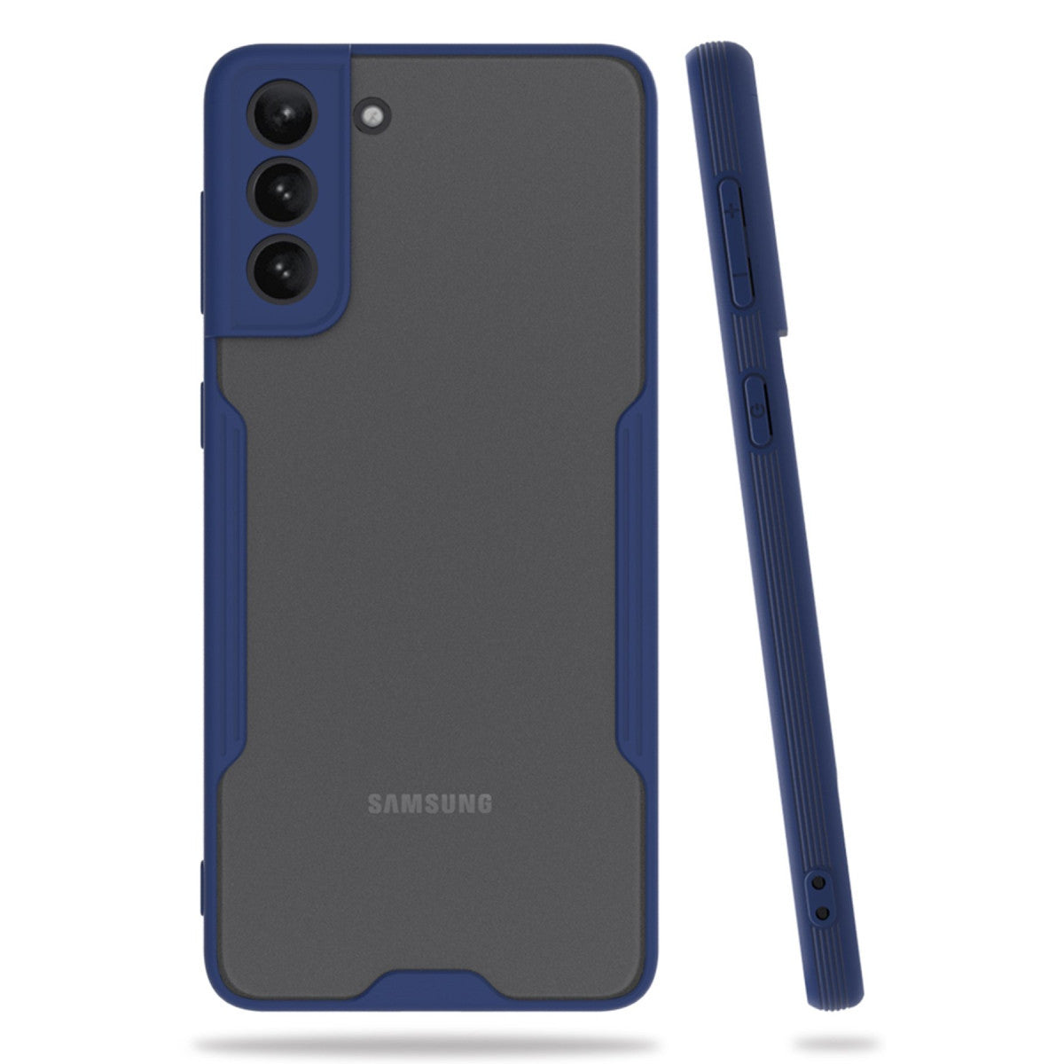 Galaxy S21 Plus Kılıf Platin Silikon - Lacivert