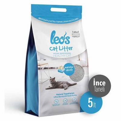 Cat Litter Marsilya Sabunlu Bentonit İnce Taneli Kedi Kumu 5 Lt