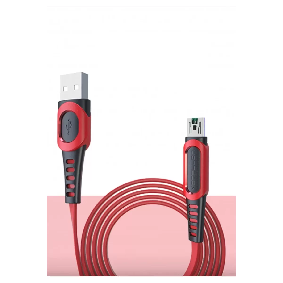 DC24 Micro USB Kablo 1.2M 4A - Kırmızı