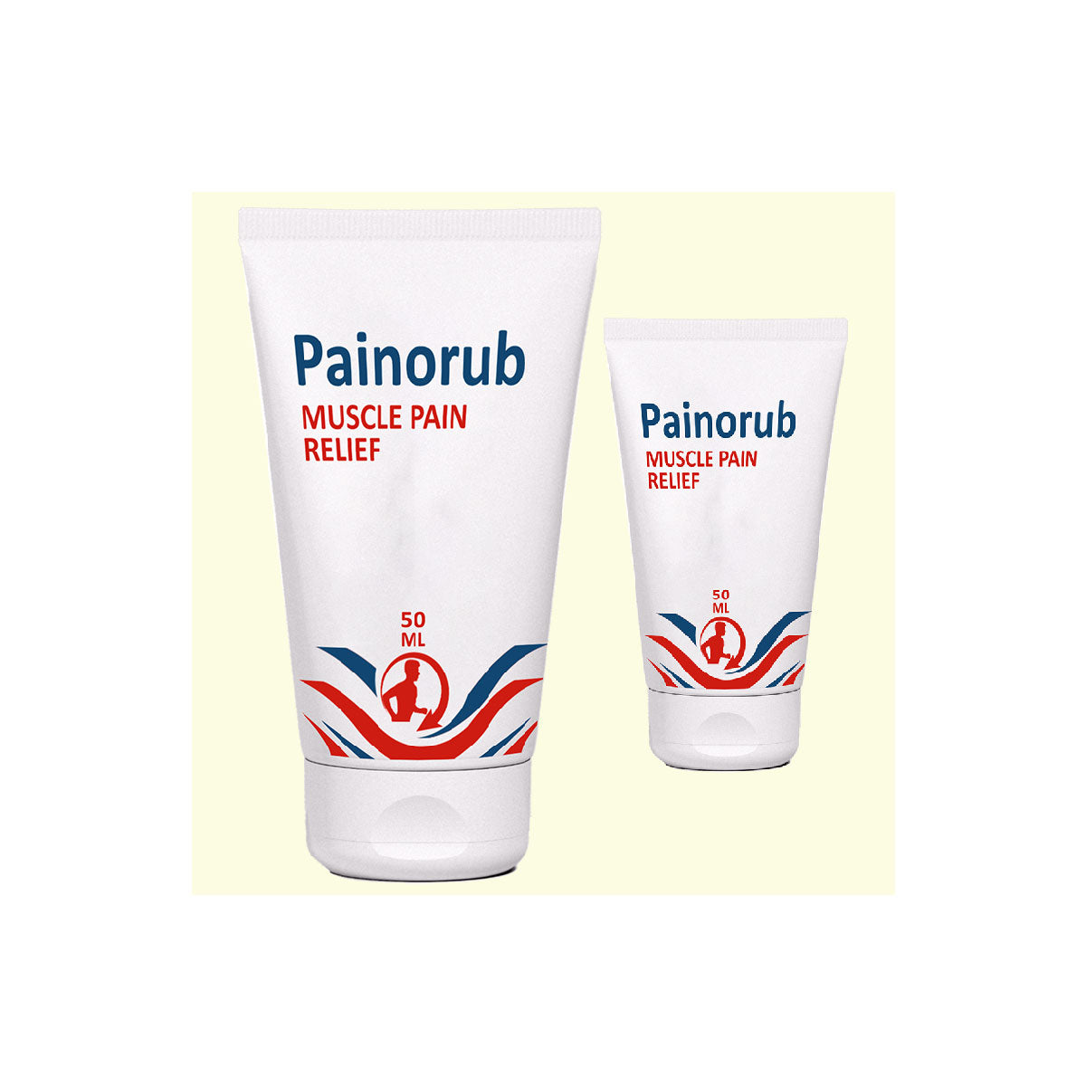 Painorub 2 adet Afrika yabani zencefil özlü Kril yağı ReliefCream Rahatlamaya 50 ml Tüp Krem
