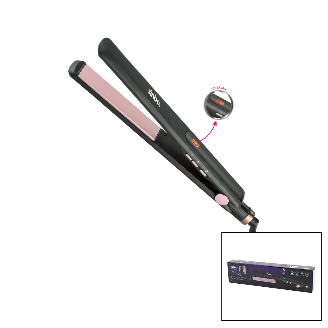 Dijital Seramik Kaplamalı Saç Düzleştirici 120x25 mm