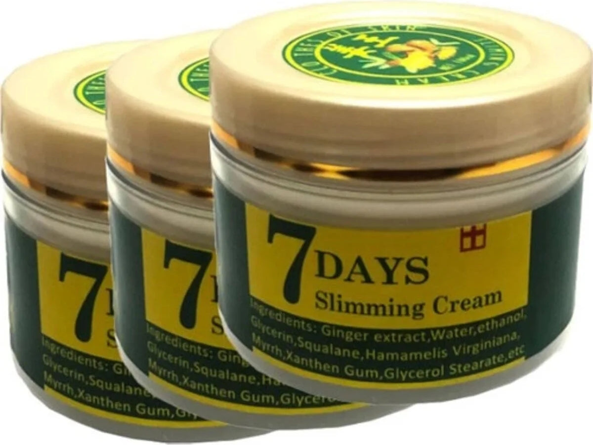 Süper 7days 7 Days Ginger 3lü Miracle Slimming Cream Kremi 100 ml