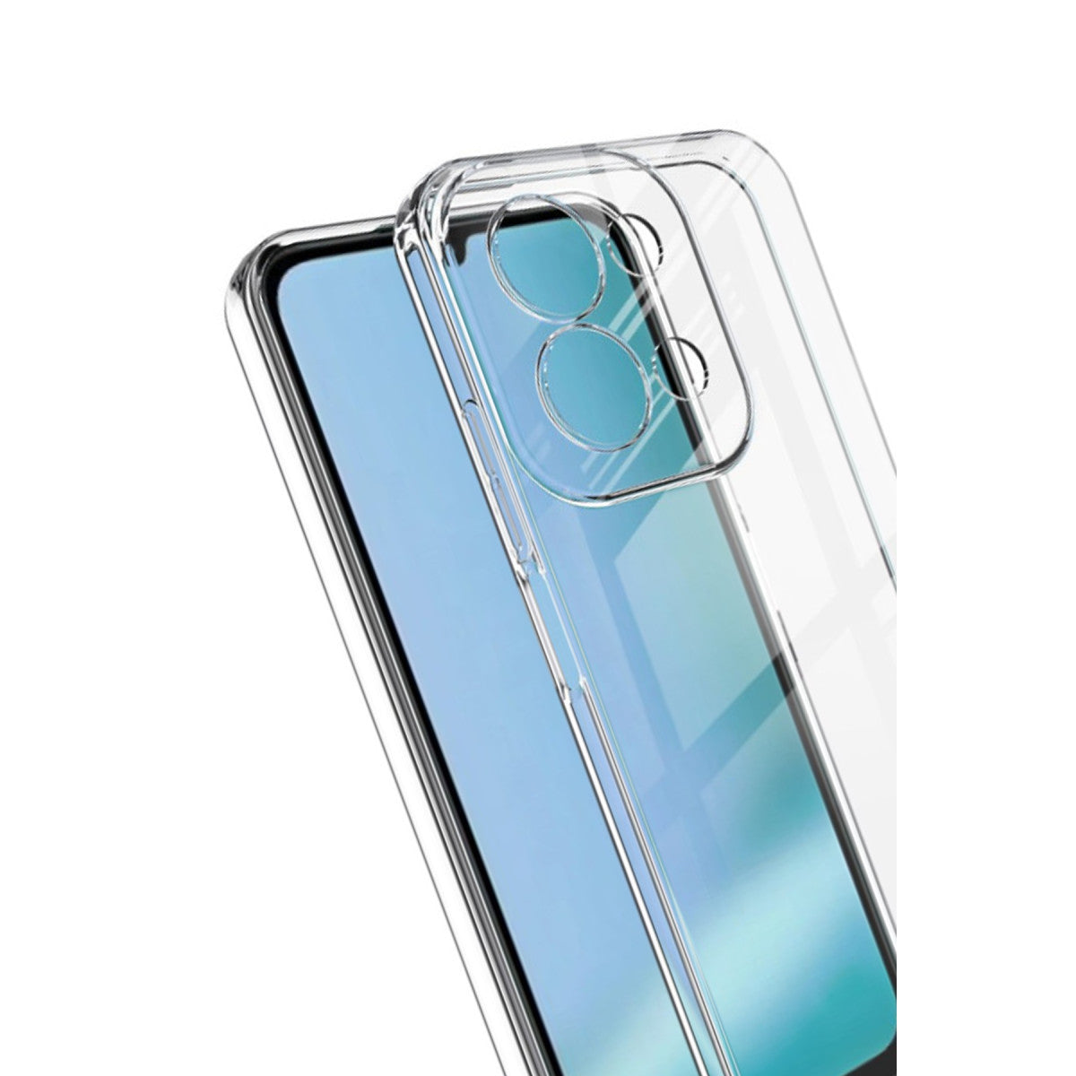 Redmi 15C 4G Lüx Şeffaf Silikon - Şeffaf
