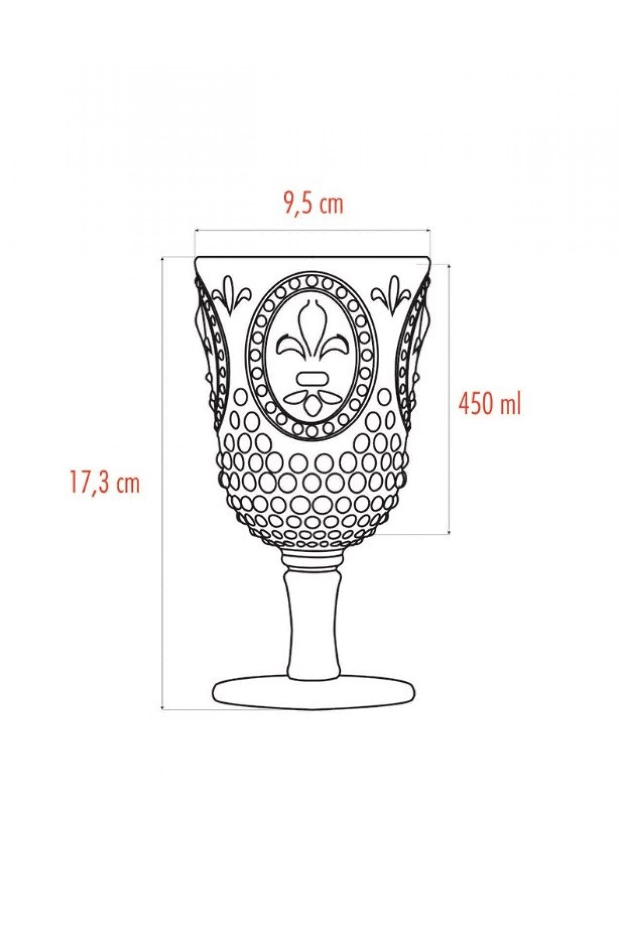 Akrilik Füme Tekli Kadeh & Su Meşrubat Kahve Yanı Bardağı 450 ml (Cam Değildir)
