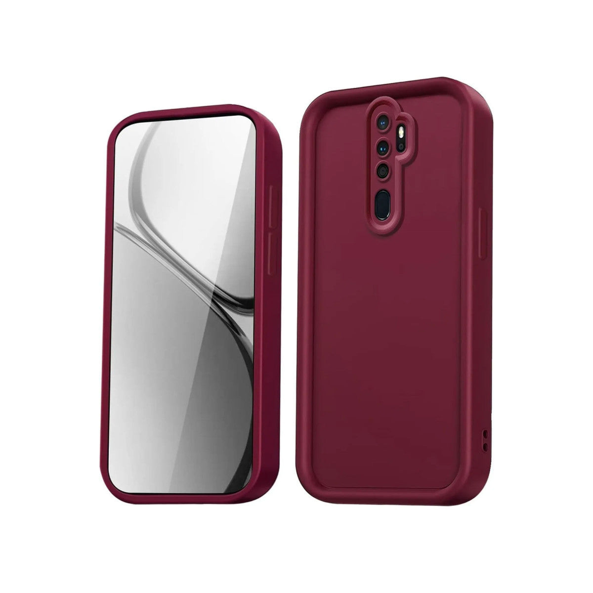 Redmi Note 8 Pro Kılıf Viera Silikon - Bordo