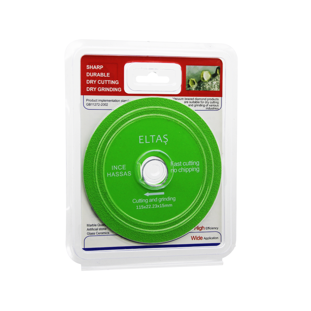 Yeşil Cam Kesme Disk 115 mm (Hassas Kesici, 115x22x23x15mm)