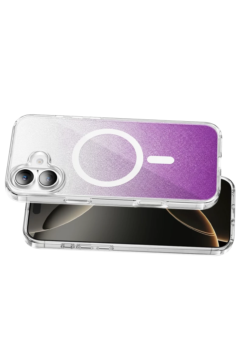 Onegif iPhone 16 Sora Simli Magsafe Kapak - Mor