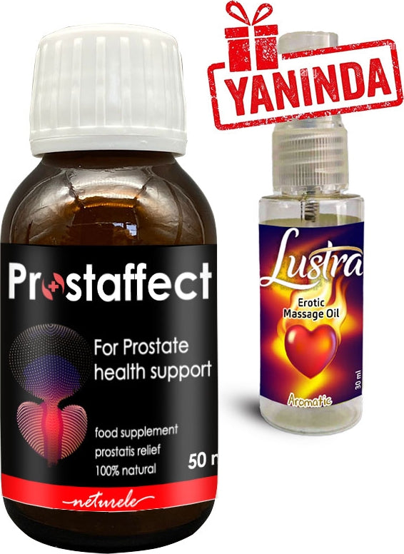 Prostaffect 50 ml Şurup 1 Adet Erkeklerin Özel Durumlarına Içecek Formunda Özel Şurub + Lustra Masaj Yağı