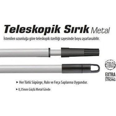 4 Metre Uzayan Teleskopik Metal Fırça Sapı ile Kolay Uygulama