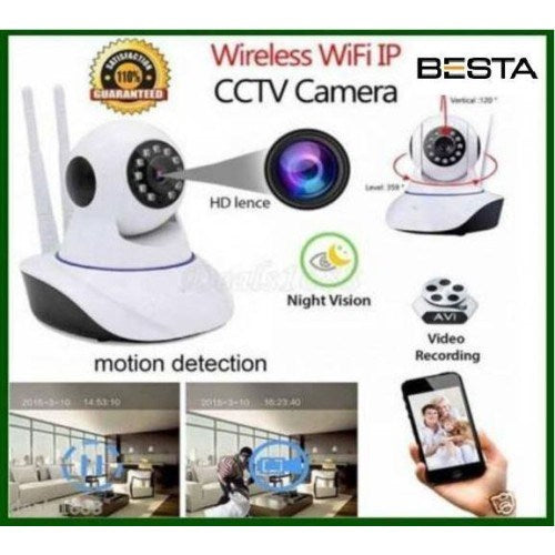 1080P 2MP 360 derece Full HD Kablosuz IP Gece Görüşlü WİFİ Güvenlik Kamerası