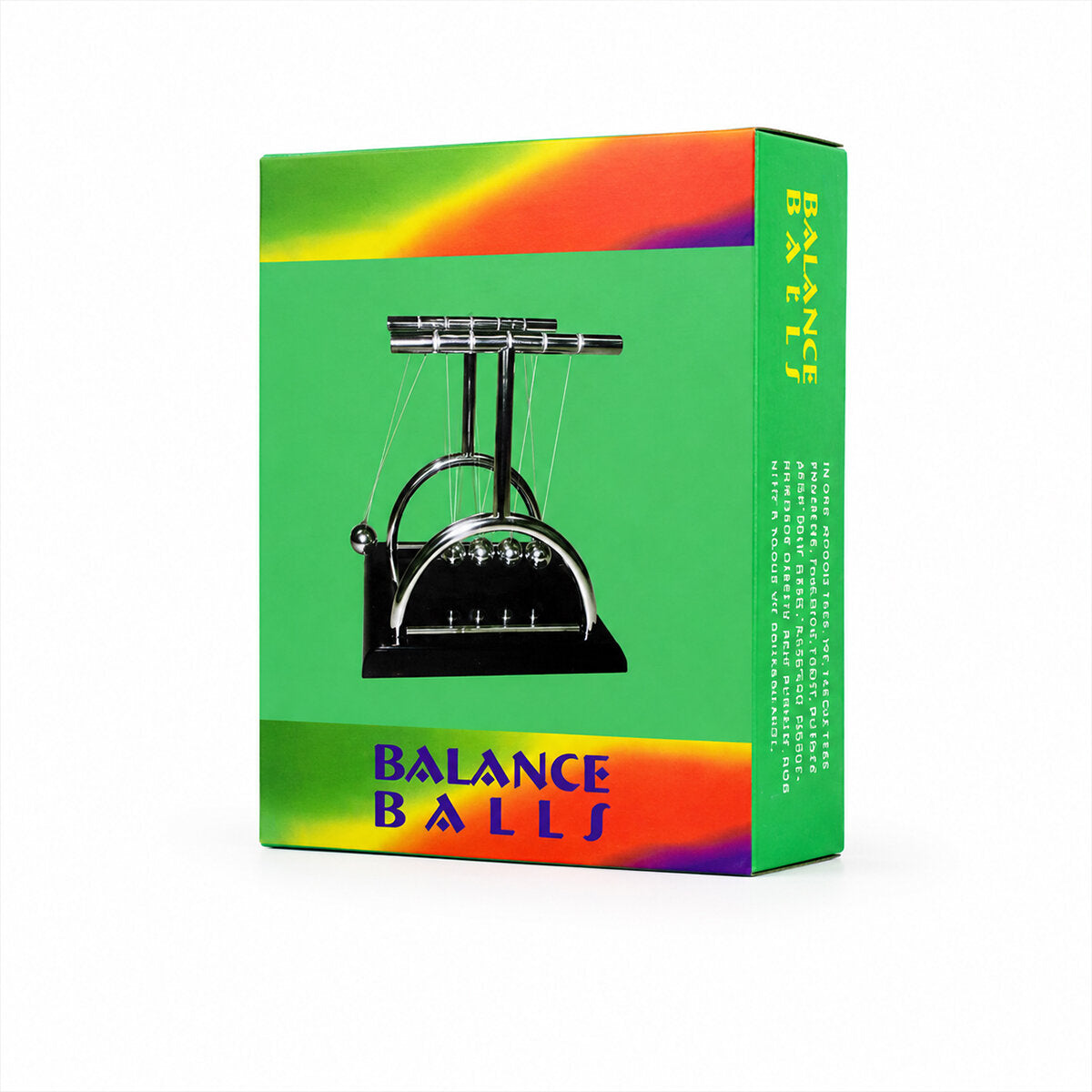BALANCE BALLS BÜYÜK NEWTON - METAL DENGE TOPLARI MASA ÜSTÜ (5643)