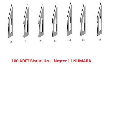 Ucu No 11 - Neşter - 100 Adet
