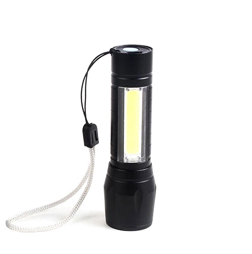 Cep Feneri Mini Çok Güçlü Şarjli El Feneri Led Fener (Xpe + Cob Led)