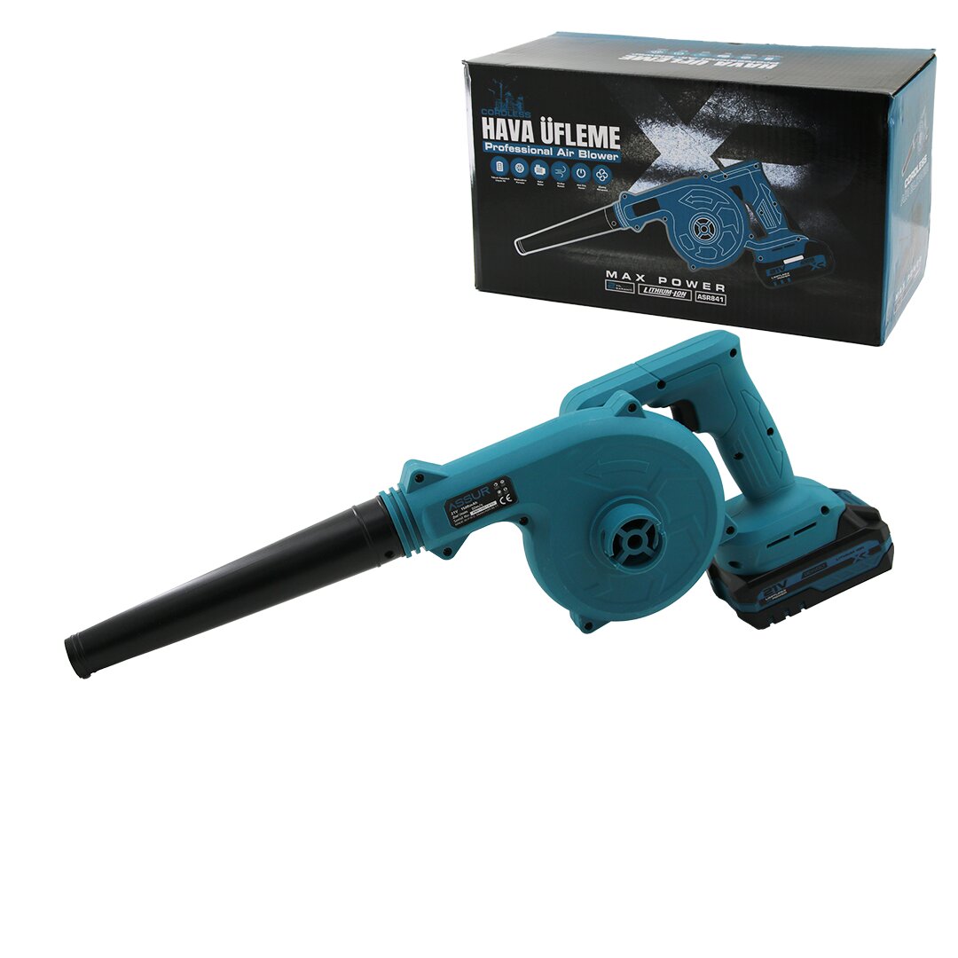 CORDLESS BL11 ŞARJLI HAVA ÜFLEME MAKİNE KÖRÜK - KOMPRESÖR 21V ÜFLEME HIZ = 2M3 / DAK. (5643)