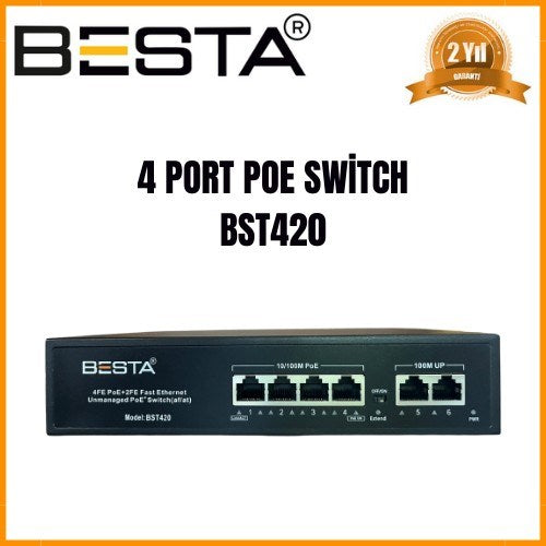 5 MP 1440P 2 Kameralı IP POE Güvenlik Seti