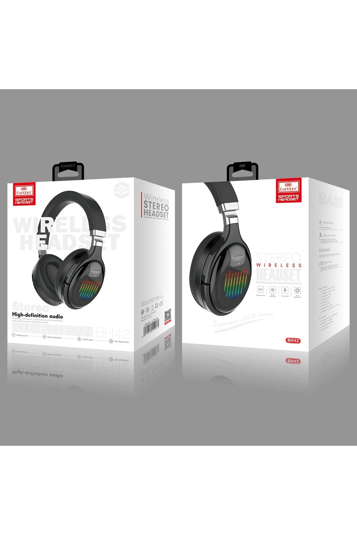 Earldom BH42 Kafaüstü Gaming Bluetooth Kulaklık - Siyah