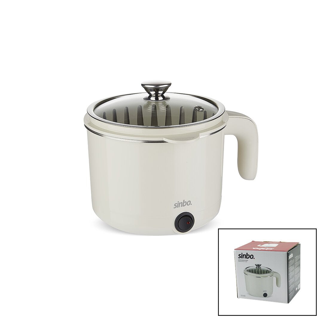 ELEKTRİKLİ ÇOK FONKSİYONLU PİŞİRİCİ PASLANMAZ ÇELİK TENCERE 800ML SCO-5063 (5643)