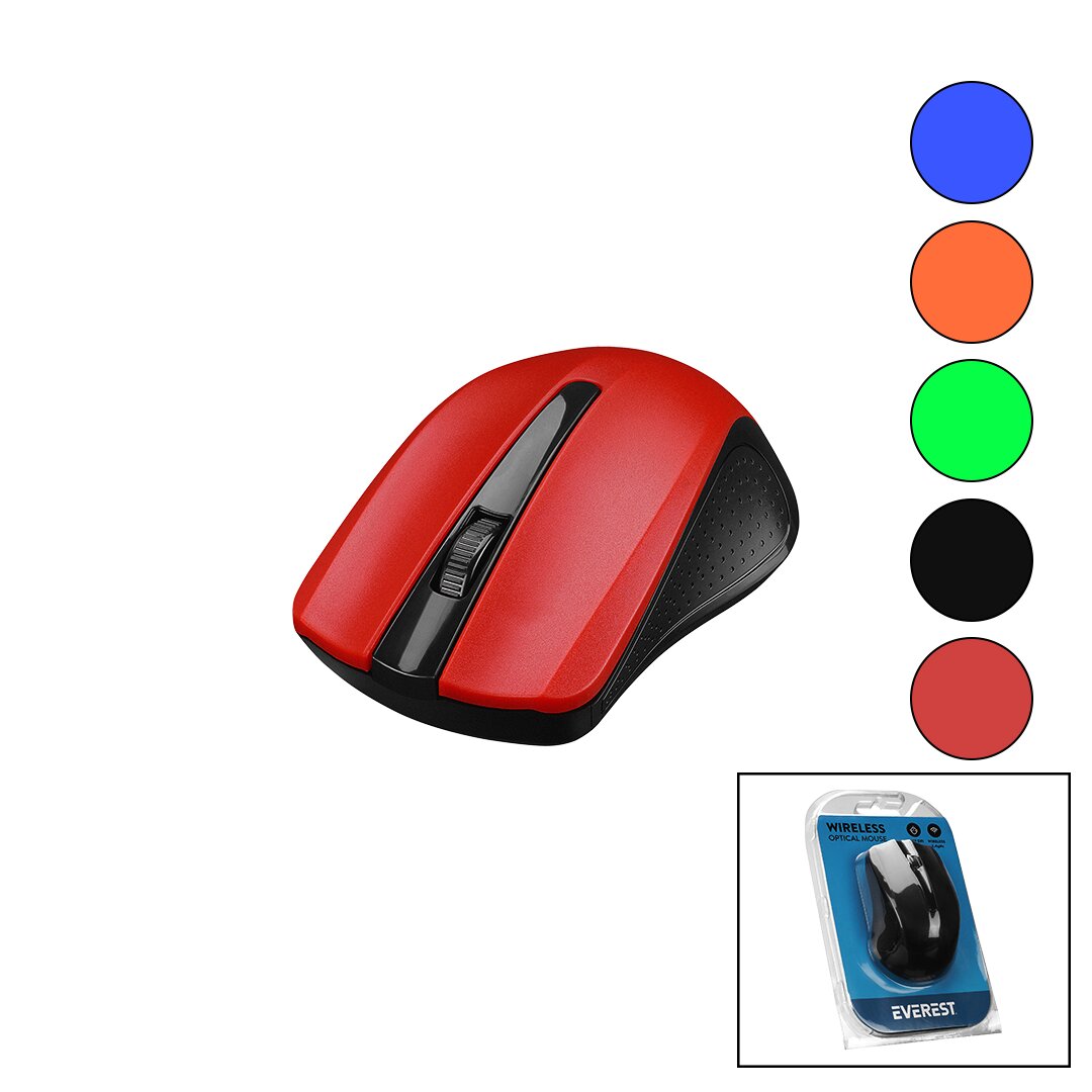 EVEREST SM-537 WİRELESS - KABLOSUZ 1600DPI USB OPTİCAL MOUSE VAKUM AMBALAJ (5643)