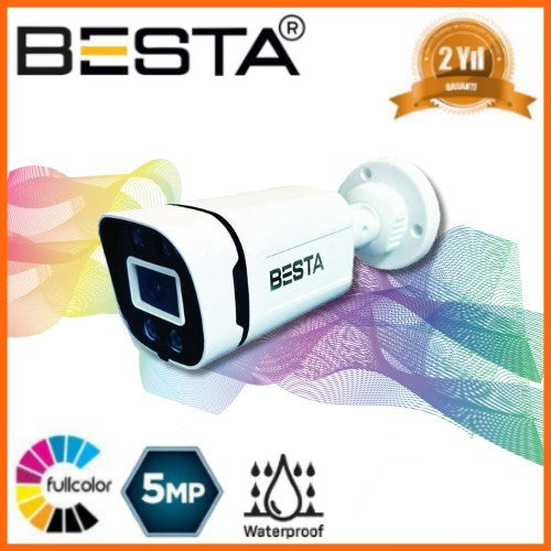 2 Iç 2 Dış 4 Kameralı Gece Renkli Sesli 5 Mp 320 GB HDD Dahil Ahd Güvenlik Kamera Seti