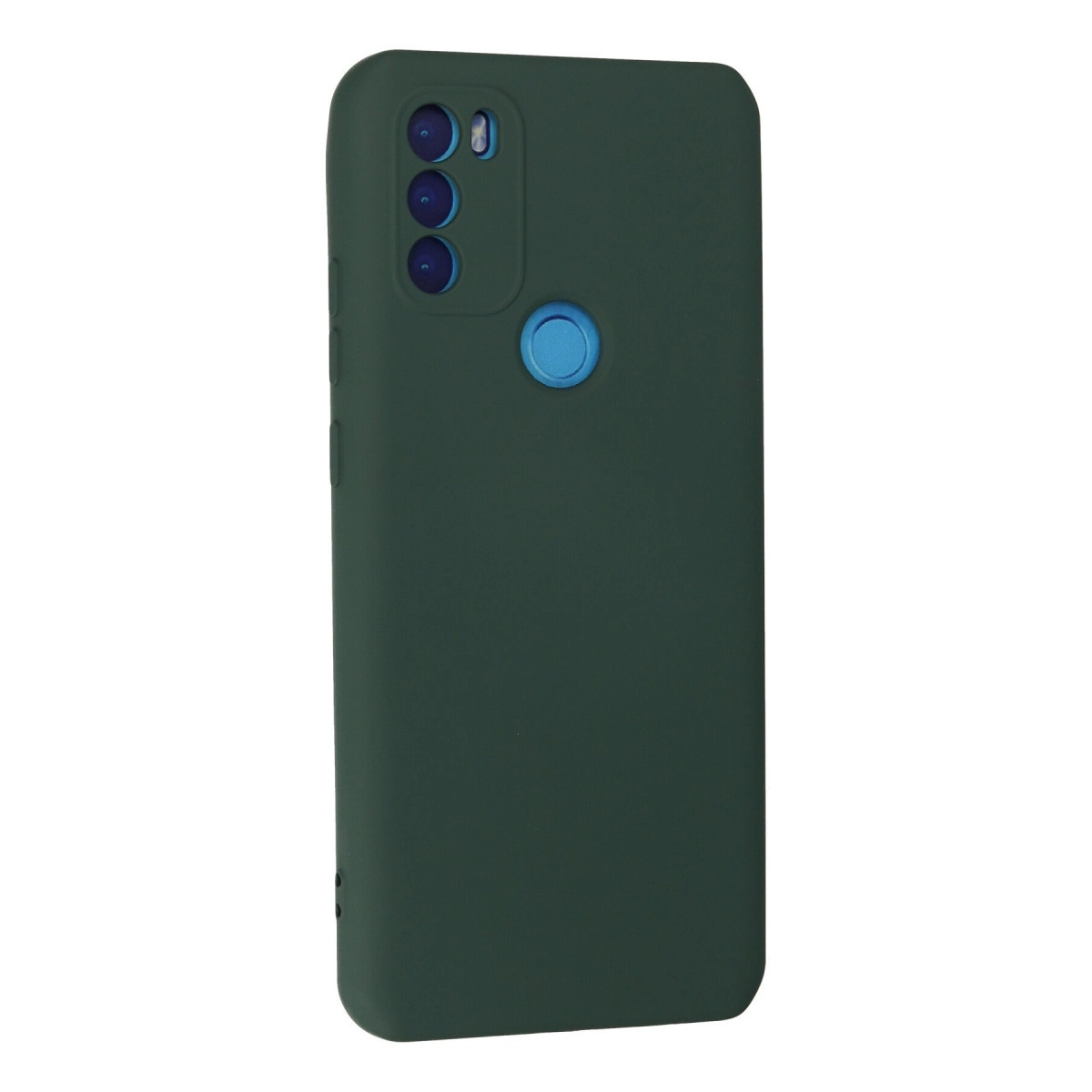 General Mobile Gm 21 Plus Kılıf Nano İçi Kadife Silikon - Koyu Yeşil