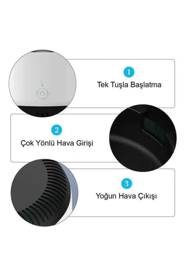 Hava Temizleyici Küllük HS-28 İç Mekan Ev Ofis Araba (5643)