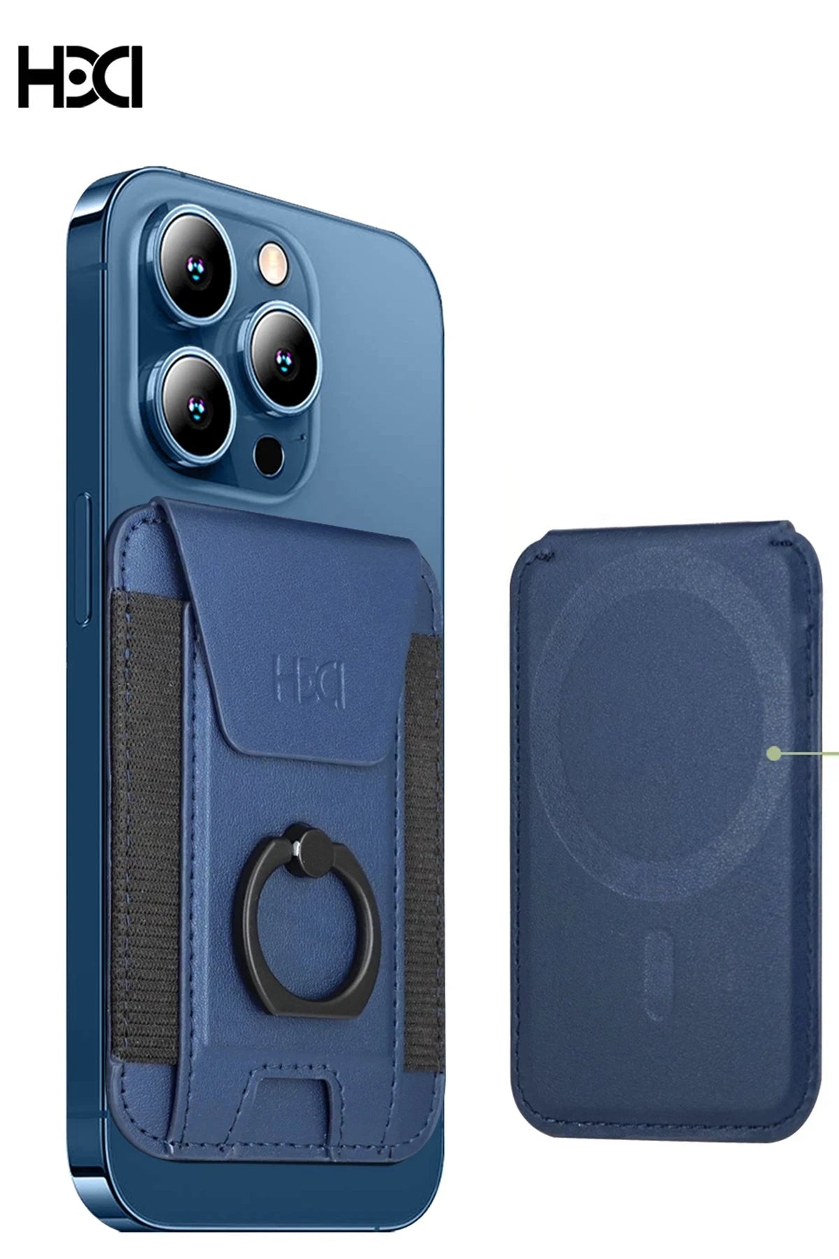 HDD Apple iPhone 14 Pro HBC-228 Havana Magnet Kartvizitli Kapak - Siyah