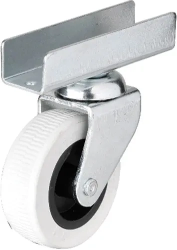 Hts 323 - 50x20 Mm Gri Uzun U Tablalı Teker 4 Adet