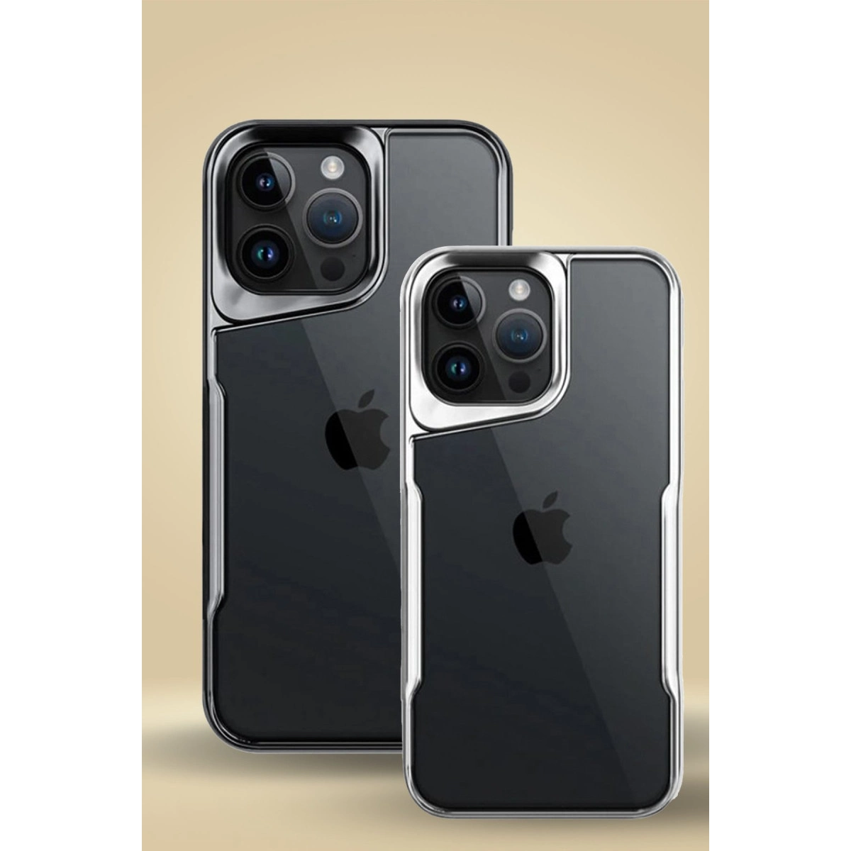 İphone 14 Pro Max Kılıf Boyi Silikon Kapak - Titan Gri
