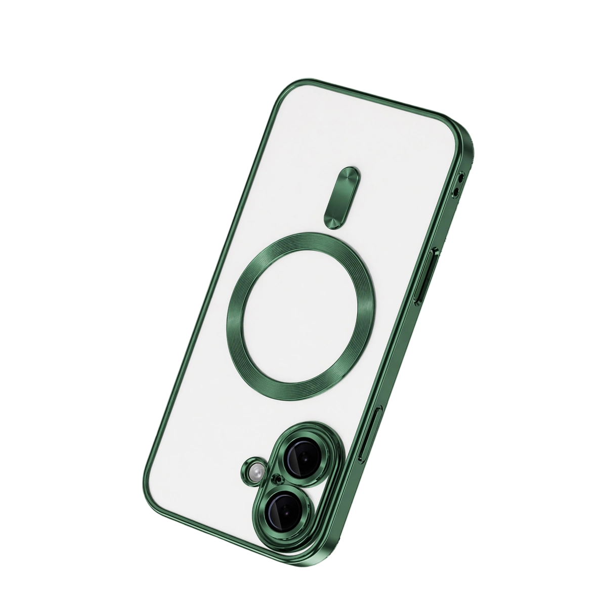 İphone 16 Kılıf Kross Magneticsafe Kapak - Koyu Yeşil