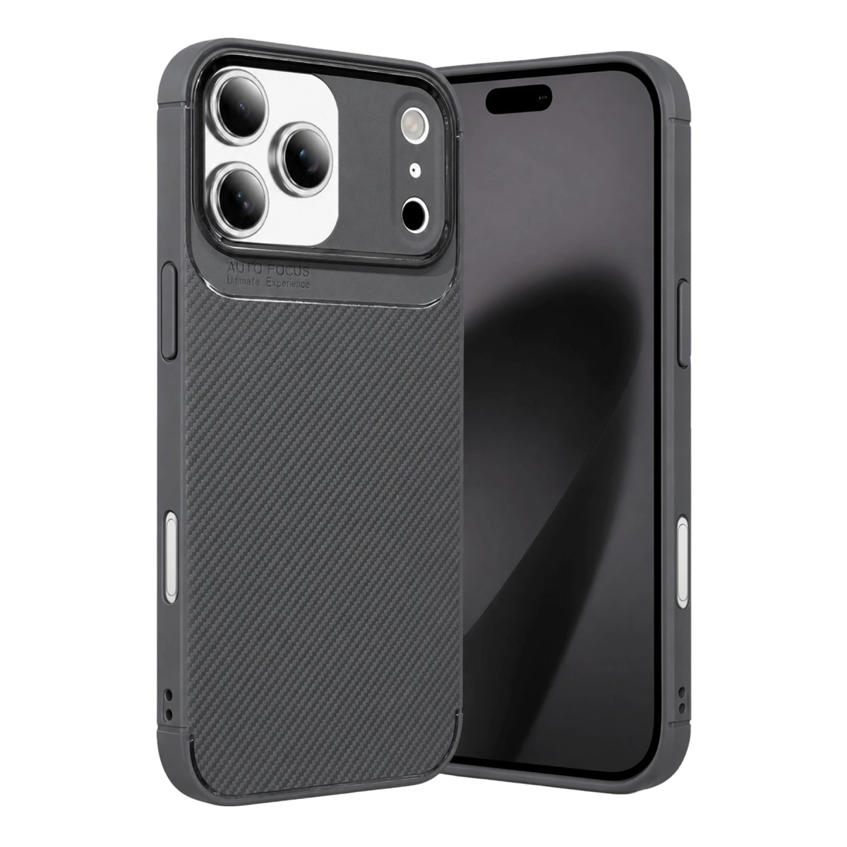 İphone 17 Pro Max Auto Focus Karbon Kapak - Koyu Yeşil