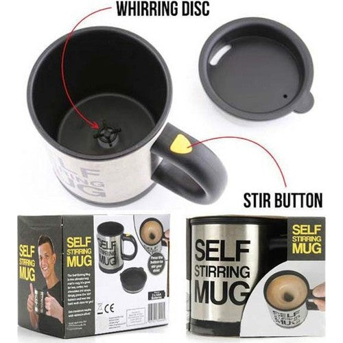 Karıştırıcı Özellikli Mikser Kupa Bardak Self Stirring Mug (5643)