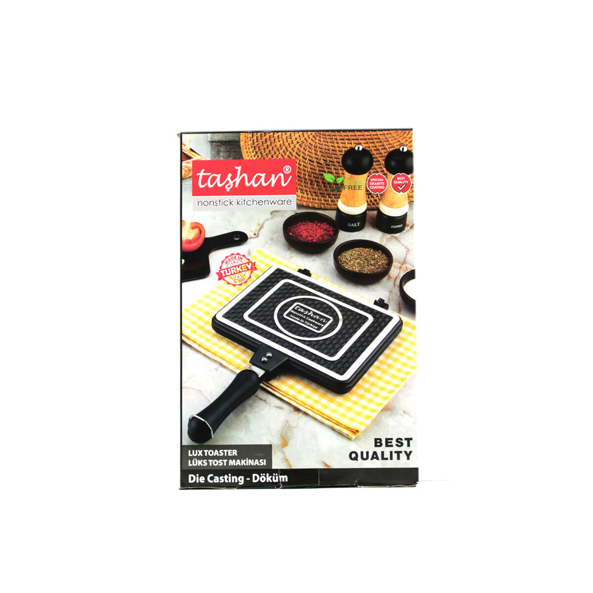 LÜX EMZİKLİ İÇ DIŞ GRANİT TOST MAKİNASI TR-34-098760 (5643)